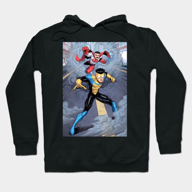 omni man invincible Hoodie by super villain